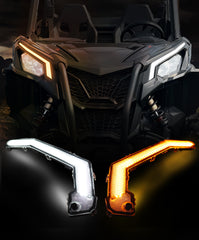 X3 LED Turn Signal Fang Light With App+RF Remote Control